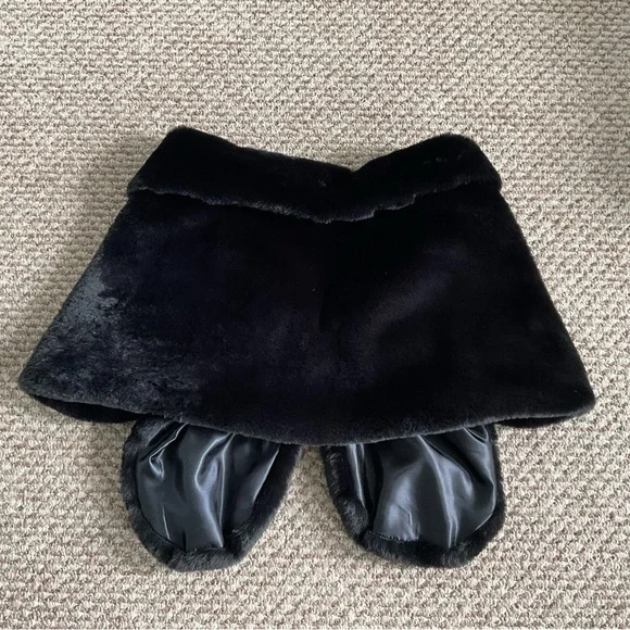 Faux Mink Fur Stole Shawl Wrap - Picture 2 of 13